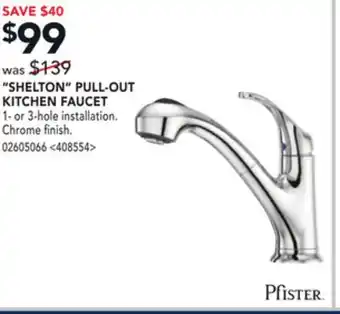 RONA Pfister shelton pull-out kitchen faucet offer