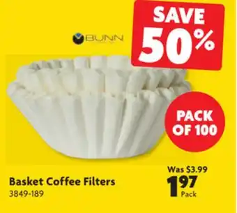 Home Hardware Basket coffee filters offer
