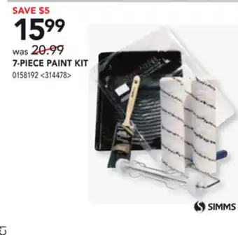 RONA Simms 7-piece paint kit offer
