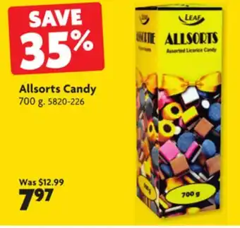 Home Hardware Allsorts candy offer