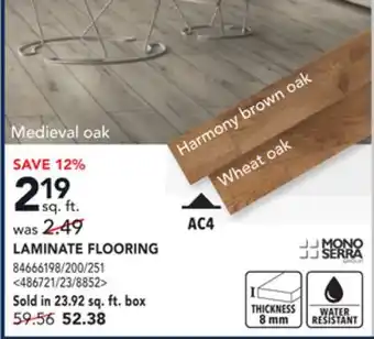 RONA Laminate flooring offer
