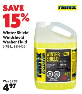 Home Hardware Winter shield windshield washer fluid offer