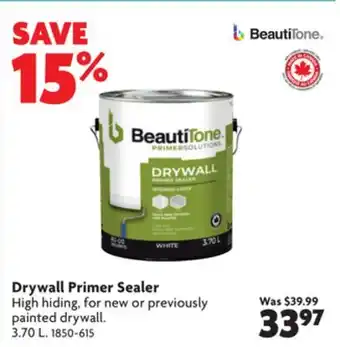 Home Hardware Drywall primer sealer offer