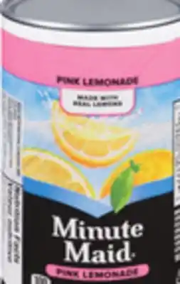 Giant Tiger Minute maid frozen drinks offer