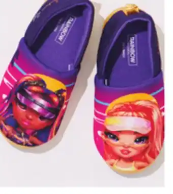 Giant Tiger Girls or boys licensed slippers assorted offer