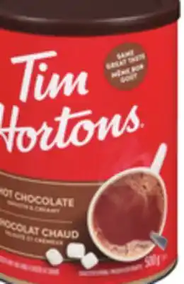 Giant Tiger Tim hortons hot chocolate offer