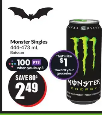 Chalo FreshCo Monster singles 444-473 ml offer