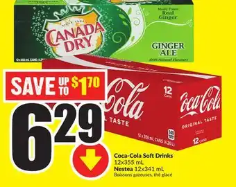 Chalo FreshCo Coca-cola soft drinks 12x355 ml nestea 12x341 ml offer