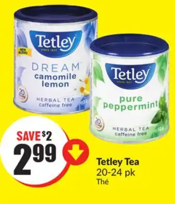 Chalo FreshCo Tetley tea 20-24 pk offer