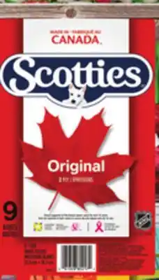 Giant Tiger Scotties facial tissues offer