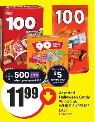 Chalo FreshCo Assorted halloween candy 90-125 pk offer