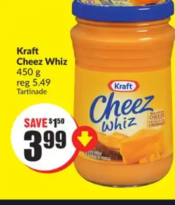 Chalo FreshCo Kraft cheez whiz 450 g offer