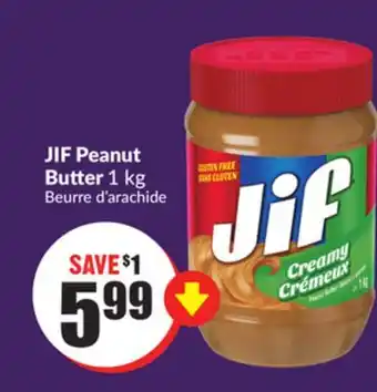 Chalo FreshCo Jif peanut butter 1 kg offer