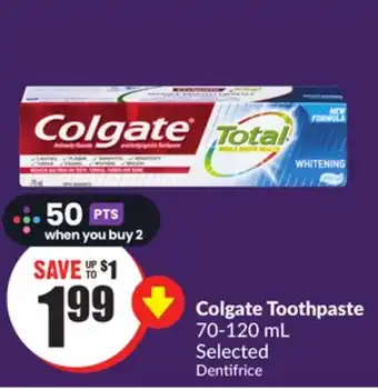 Chalo FreshCo Colgate toothpaste 70-120 ml offer