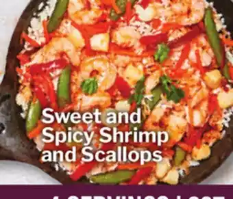 M & M Food Market Sweet and spicy shrimp and scallops offer