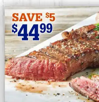 M & M Food Market New york striploin steaks offer