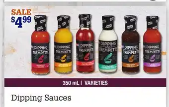 M & M Food Market Dipping sauces offer