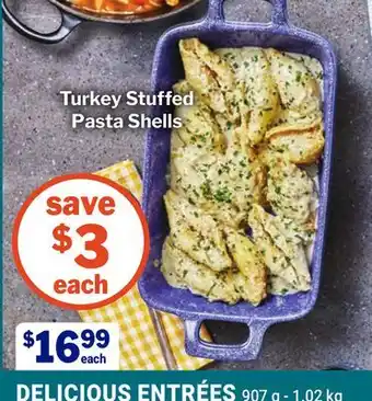 M & M Food Market Turkey stuffed pasta shells offer