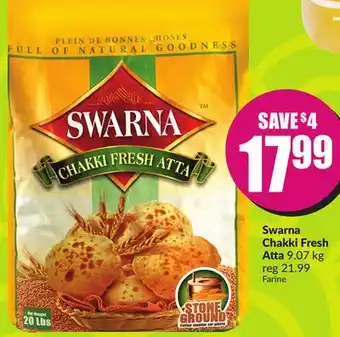 FreshCo Swarna chakki fresh atta 9.07 kg offer