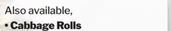 M & M Food Market Cabbage rolls offer