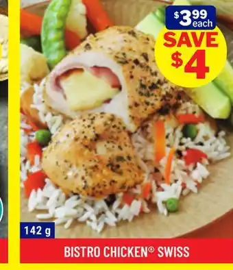 M & M Food Market Bistro chicken swiss offer