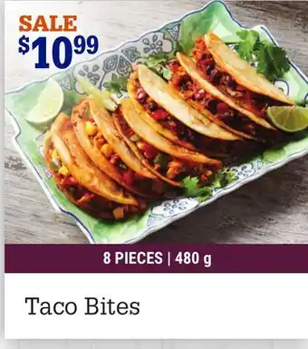 M & M Food Market Taco bites offer