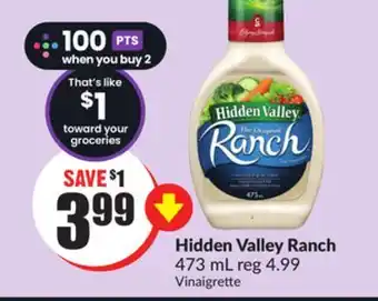FreshCo Hidden valley ranch 473 ml offer