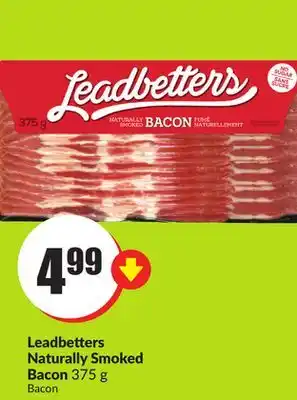 FreshCo Leadbetters naturally smoked bacon 375 g offer