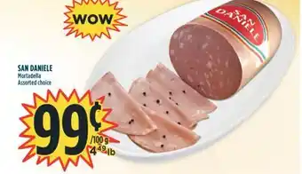 Marché Adonis San daniele mortadella offer