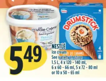 Marché Adonis Nestlé ice cream offer