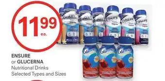 Remedy's RX Ensure or glucerna nutritional drinks offer