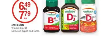 Remedy's RX Jamieson vitamin b or d offer