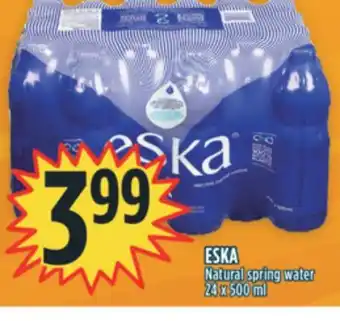 Marché Adonis Eska natural spring water offer