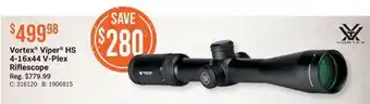 Bass Pro Vortex viper hs 4-16x44 v-plex riflescope offer
