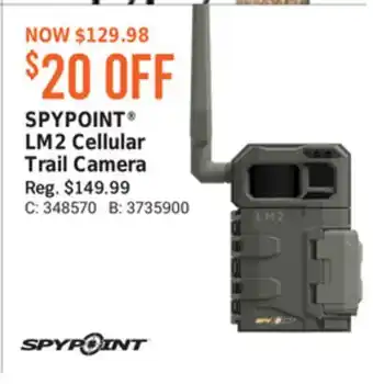 Bass Pro Spypoint lm2 cellular trail camera offer
