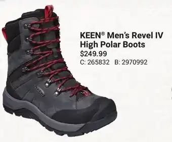 Bass Pro Keen men's revel iv high polar boots offer