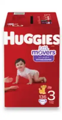 Walmart Huggies little movers diapers offer