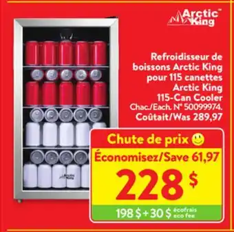 Walmart Arctic king 115-can cooler offer