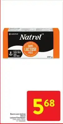 Walmart Natrel lactose free butter offer