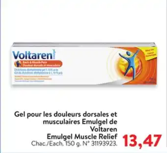 Walmart Voltaren emulgel muscle relief offer