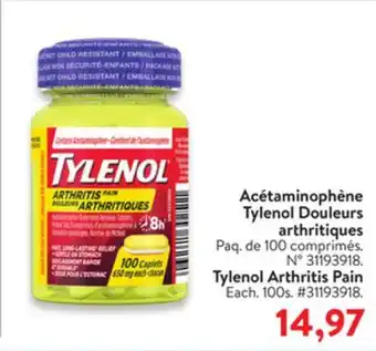 Walmart Tylenol arthritis pain offer