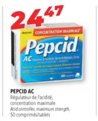 Familiprix Pepcid ac acid controller, maximum strength, 50 tablets offer