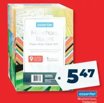 Familiprix Essentiel tissues offer