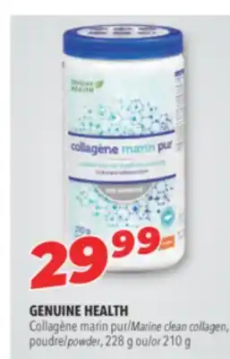 Familiprix Genuine health marine clean collagen, powder offer