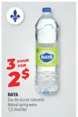 Familiprix Naya natural spring water offer