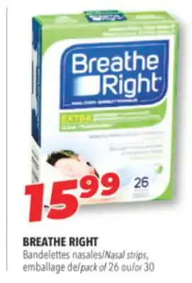 Familiprix Breathe right nasal strips offer
