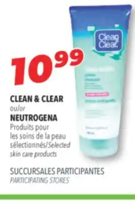 Familiprix Clean & clear or neutrogena skin care products offer