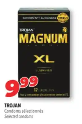 Familiprix Trojan selected condoms offer