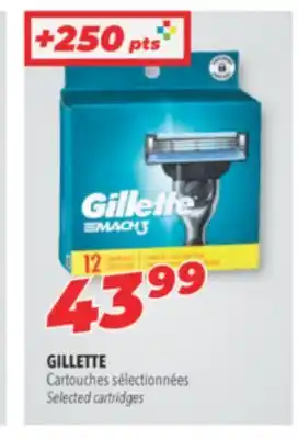 Familiprix Gillette selected cartridges offer