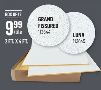 Canac Suspended ceiling tiles 2 ft. x 4 ft offer